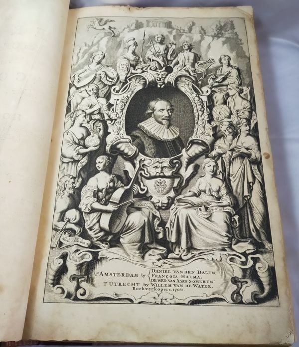 Illustrated Jacob Cats Alle de Wercken 1700 Emblem Book Dutch Golden Age Folio - 4