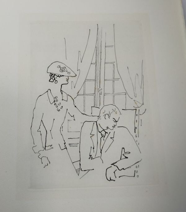 Etching 1953 1st Edition Le bal du comte d'Orgel Radiguet/ Cocteau Limited 250 - 7