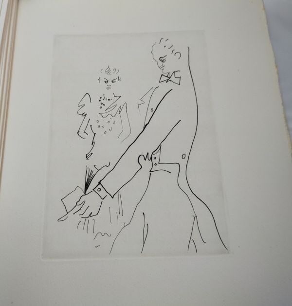 Etching 1953 1st Edition Le bal du comte d'Orgel Radiguet/ Cocteau Limited 250 - 8