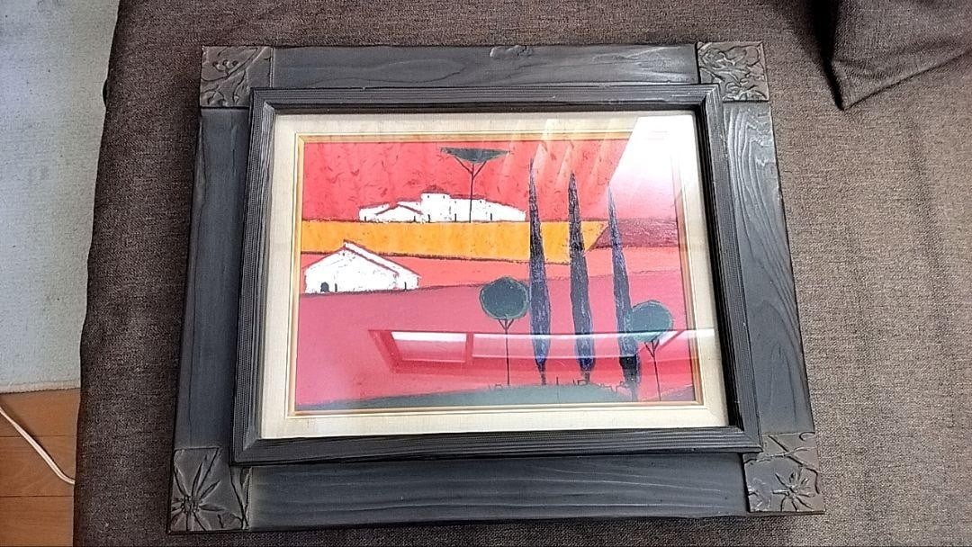 Painting Roger Bonafe Farmhouse Pine and Detached Barn 4F Oil (1 of 3)