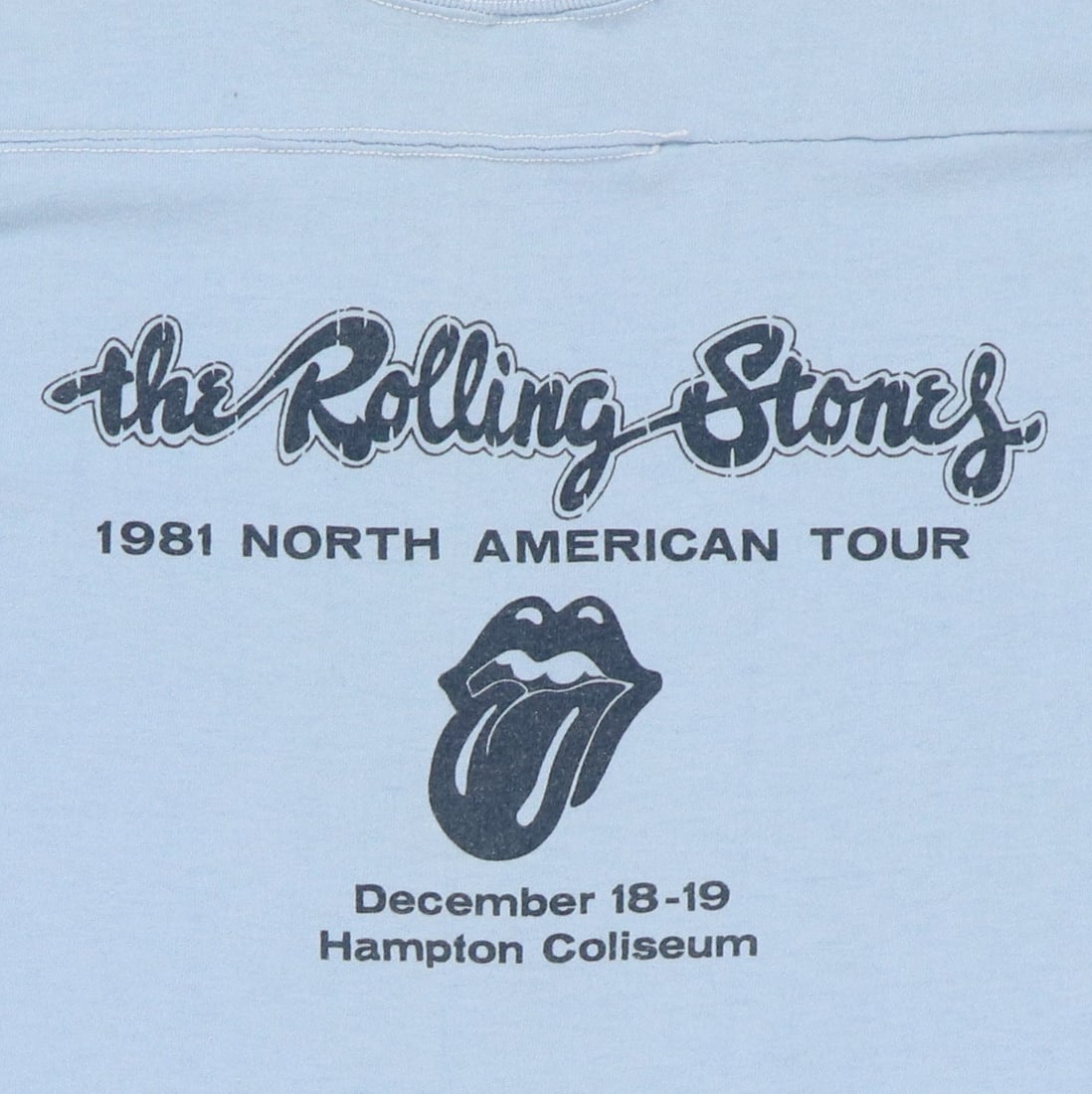 Shirt 1981 Rolling Stones Hampton Virginia Concert - 5