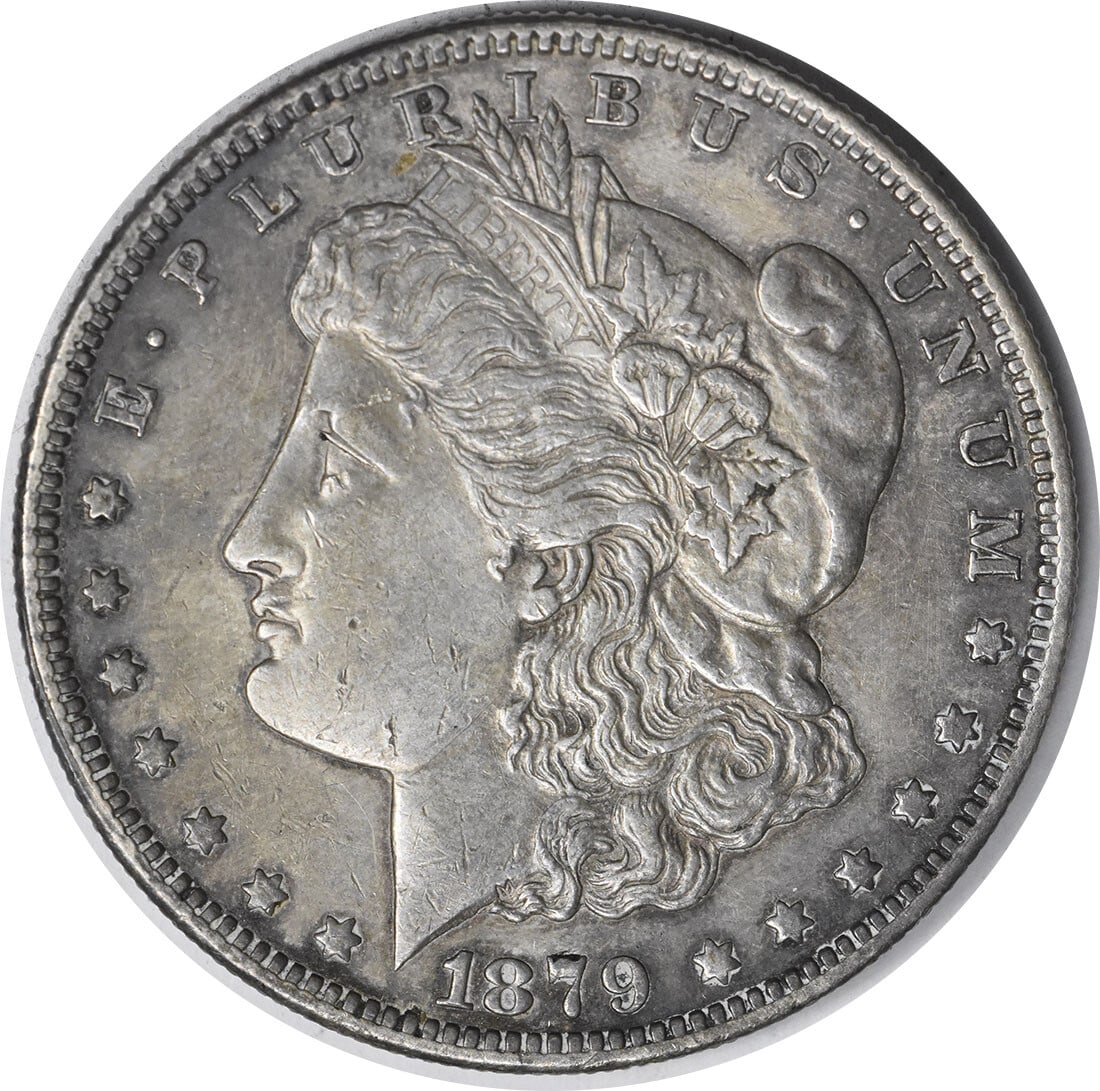 Uncertified 1879-S VAM 25 Morgan Silver Dollar Reverse of 1878 AU (1 of 2)
