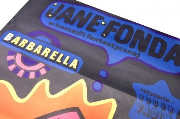 Exclusive ORIGINAL Jane Fonda "BARBARELLA" 1970s Movie Poster Poland Polish - 5