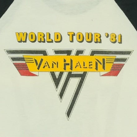 Shirt 1981 Van Halen Tour Jersey - 5