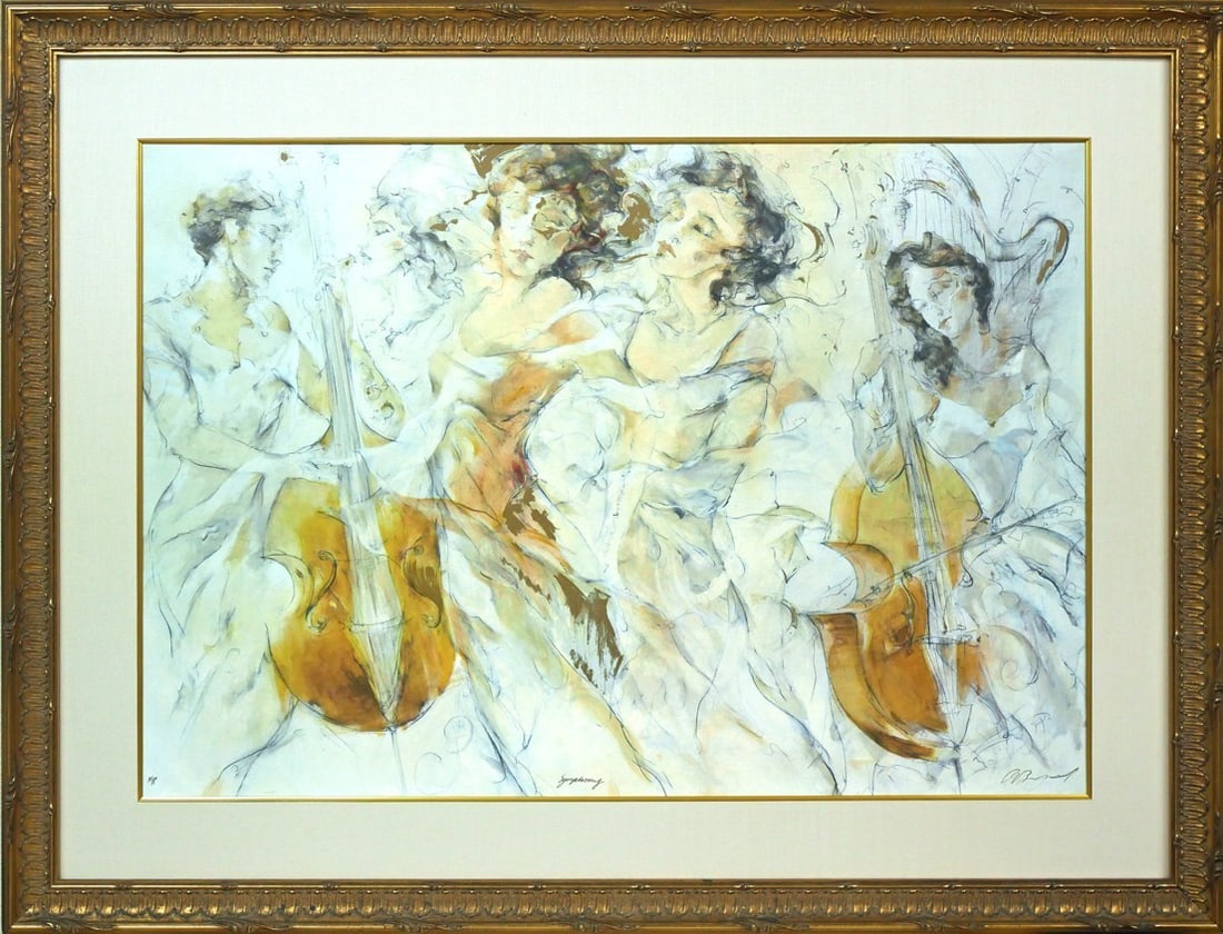 Framed Gary Benfield Symphony Artist Proof AP Signed Limited Edition Print w/ (1 of 10)
