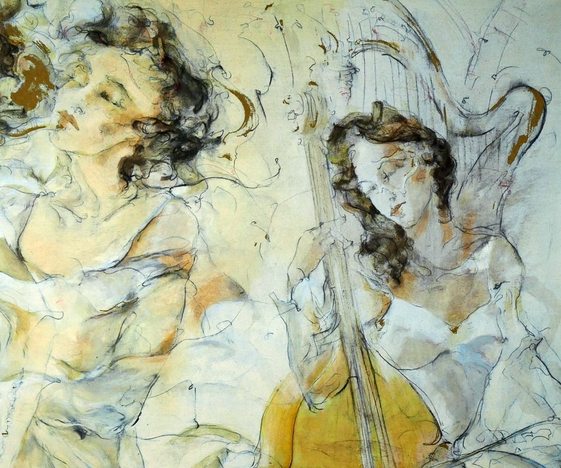 Framed Gary Benfield Symphony Artist Proof AP Signed Limited Edition Print w/ - 4