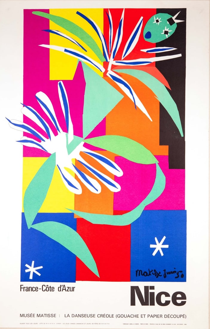 Lithograph Henri Matisse Danseuse Creole Nice Cote D'Azur 1965 Stone: Lithograph Henri Matisse Danseuse Creole Nice Cote D'Azur 1965 Stone This listing features Lithograph Henri Matisse Danseuse Creole Nice Cote D'Azur 1965 Stone. Item specifics are provided below. Item