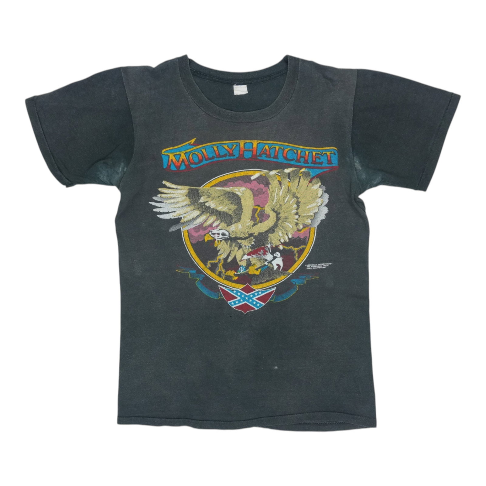 Shirt 1981 Molly Hatchet World Tour: Shirt 1981 Molly Hatchet World Tour This listing features Shirt 1981 Molly Hatchet World Tour. Item specifics are provided below. Item Specifics: Size: Medium Tag Size: Medium Material: 100% Cotton Co