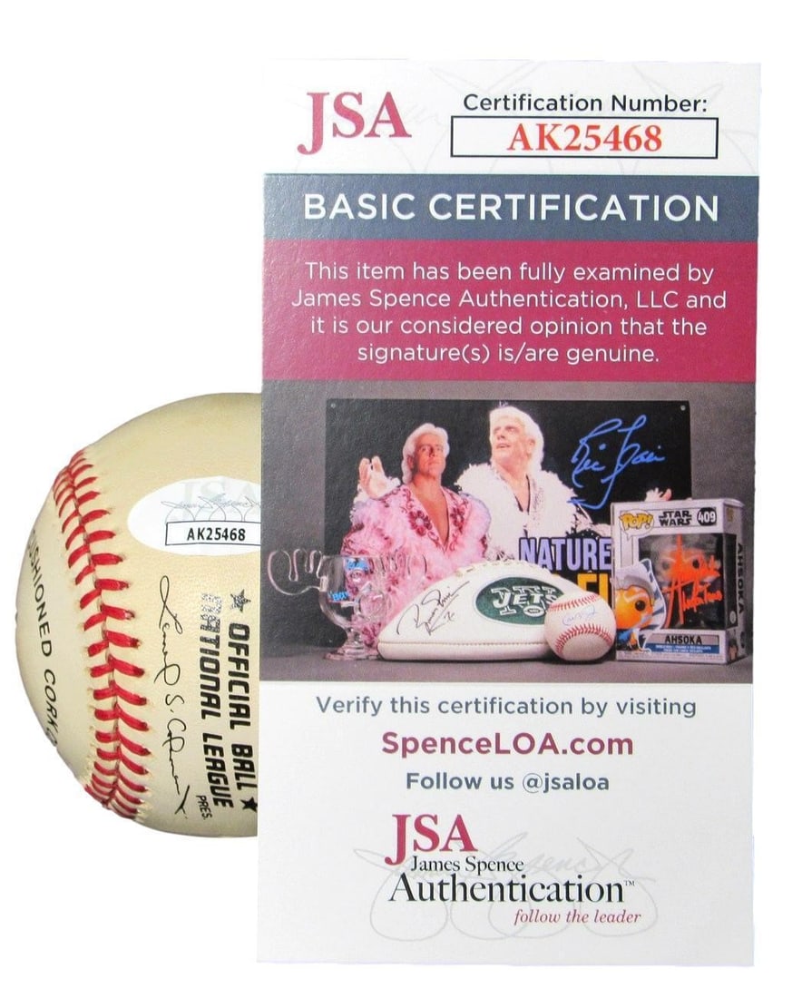 180518 Willie McCovey HOF Autographed ONL Baseball San Francisco GIants JSA - 2