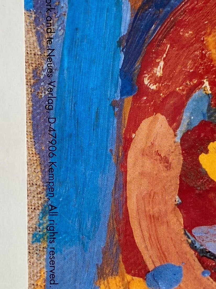 Zero Nine Wax on the newspaper on canvas Poster 1993 Framed - Jasper Johns - 7