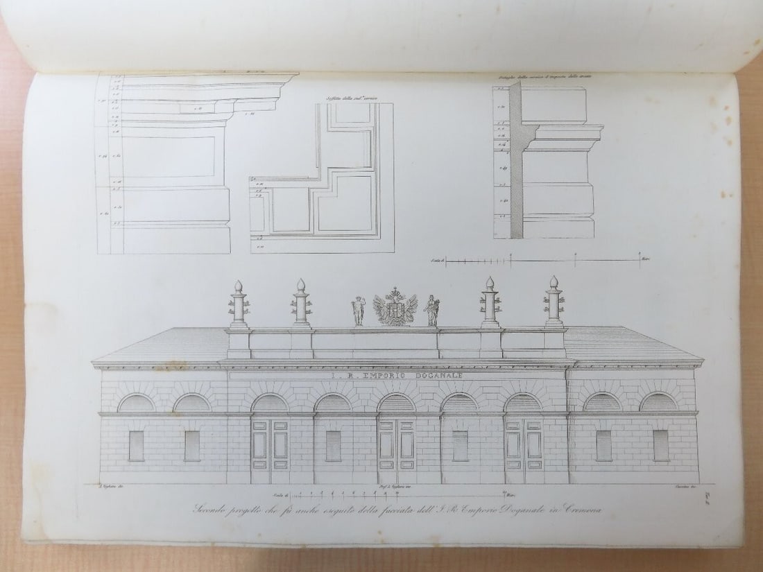 disegni A collection of architectural works Luigi Voghera 1842 Raccolta dei - 3