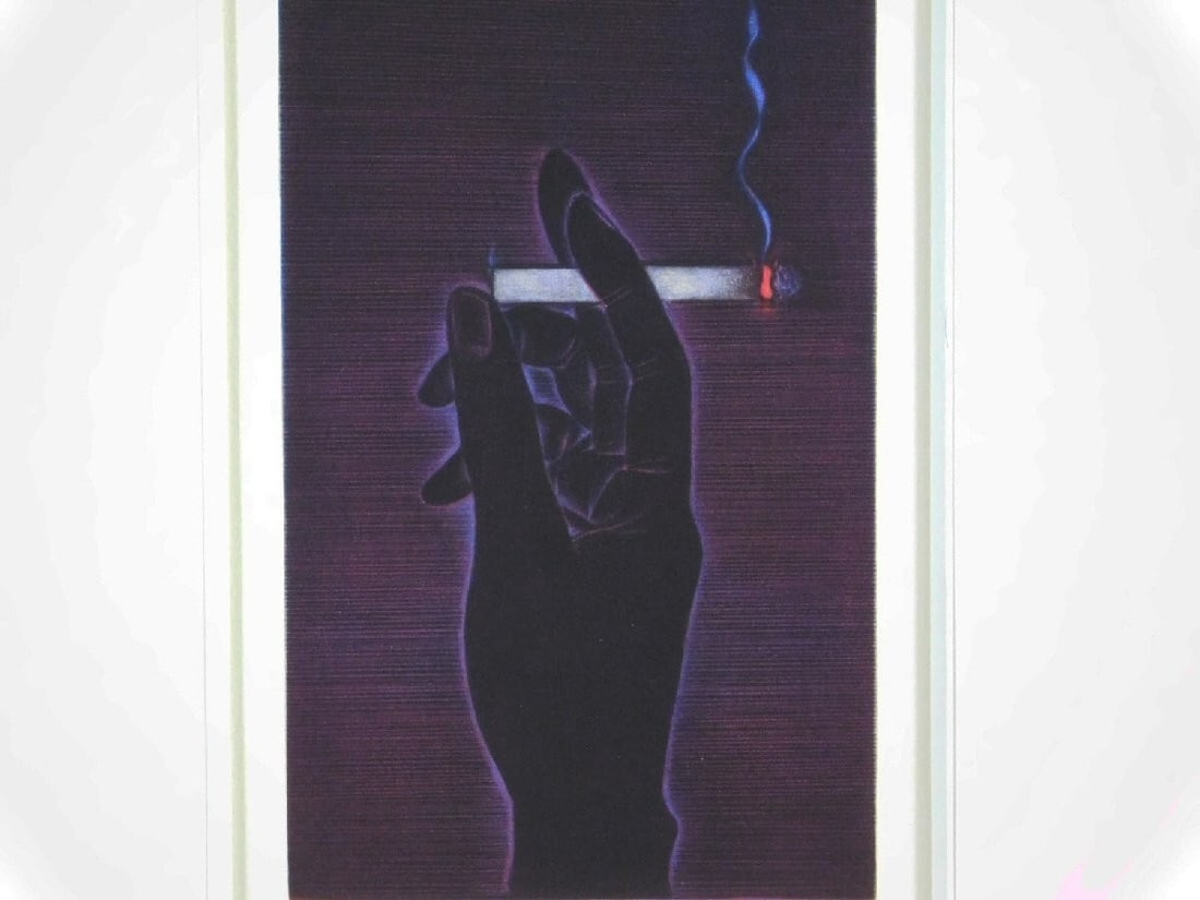 Art MATAZO KAYAMA 1992 Original Etching Mezzotint Signed Framed Japanese Modern - 5