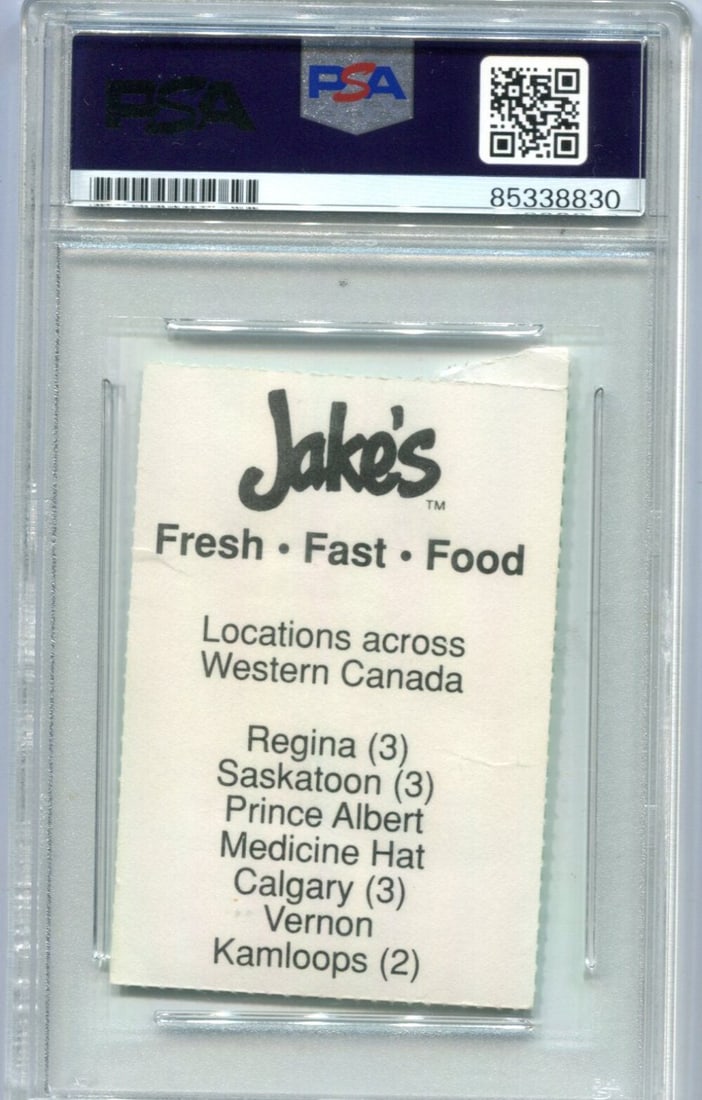 Auth Gordie Howe Sports Cards & Memorabilia Show Ticket Signed PSA Auto - 2