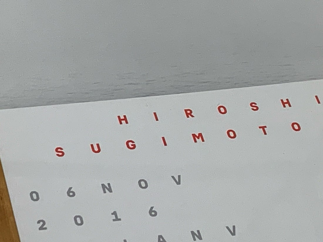 Cascade River" 2017 Large poster 128cm x 90cm - Hiroshi Sugimoto "Lake Superior - 2