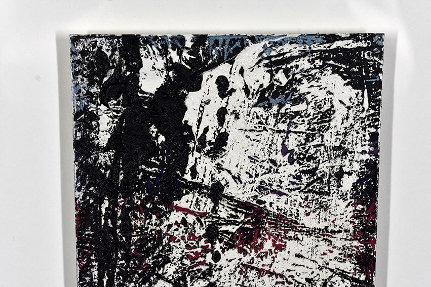 2015 Steven Cox (Scottish) Original Paintings Oil on Paper Unique Work Abstract - 7