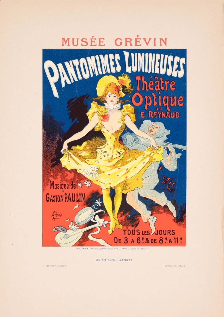 1896 Musee Grevin Pantomimes Jules Cheret For Les Affiches Illustrees - 2