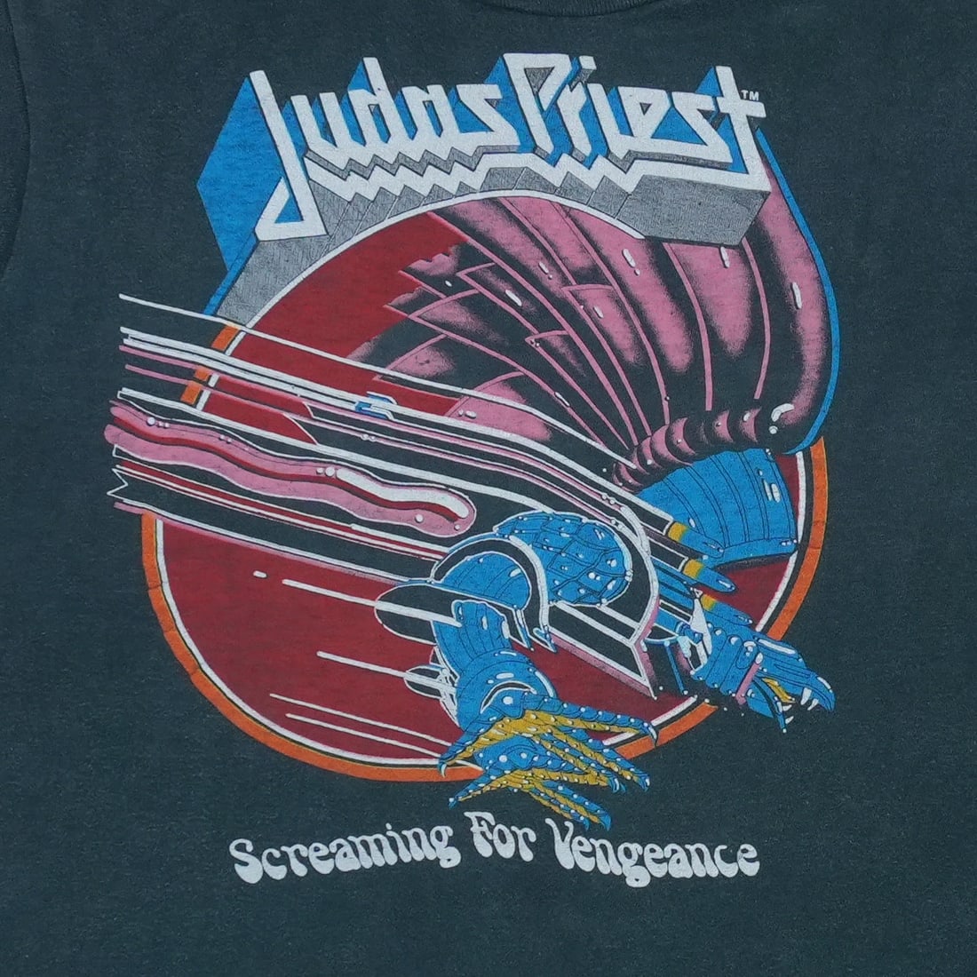 Shirt 1982 Judas Priest Screaming For Vengeance Tour Sleeveless - 3