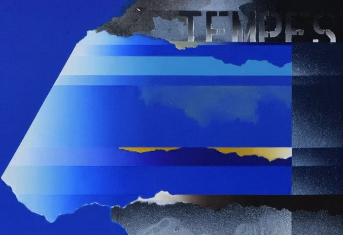 good Tetsuro Sawada TEMPEST Oil Painting 1978 Signed Framed Original Vintage - 4