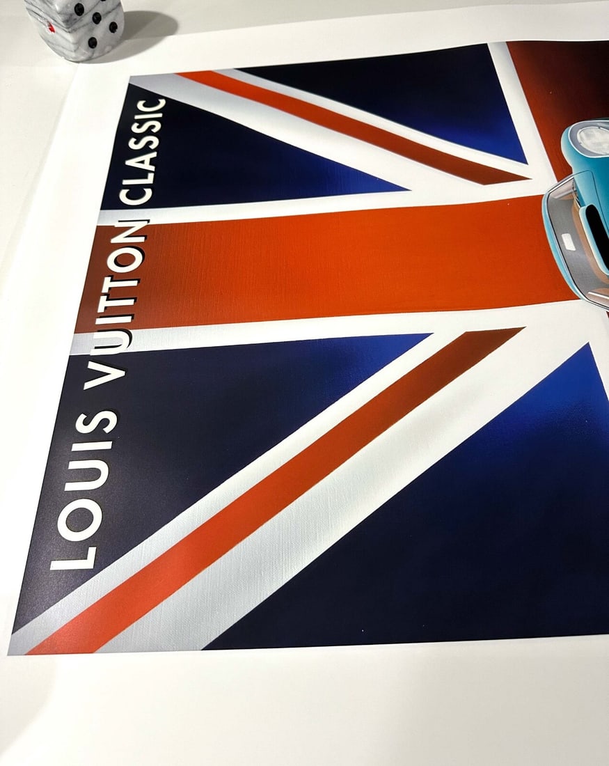 Signed Louis Vuitton Classic Razzia 2004 Poster Original Hand - 2