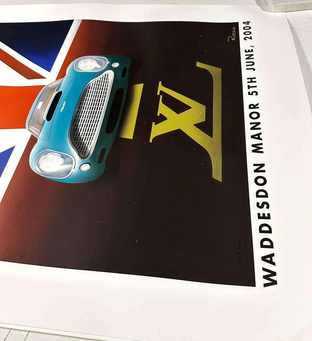 Signed Louis Vuitton Classic Razzia 2004 Poster Original Hand - 3