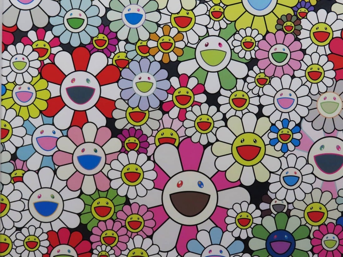 Signe Takashi Murakami "Flowers Blooming on This Side and the Other Side" Signed - 4