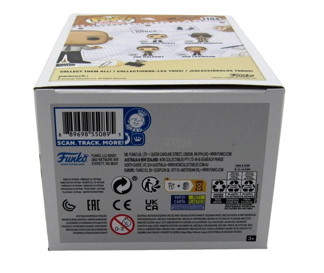 184765 Creed Bratton Autographed Funko Pop! #1104 Figurine "The Office" JSA - 7