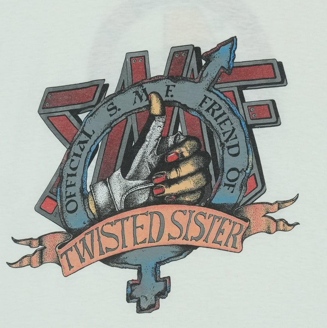 Shirt 1980s Twisted Sister Sick Mother Fucking Friends - 3