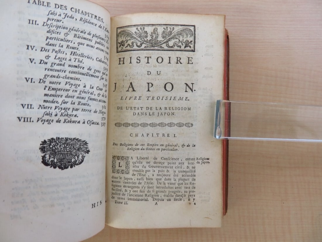 1732 Engelbert Kaempfer "Histoire naturelle" 2 sets French edition - 4