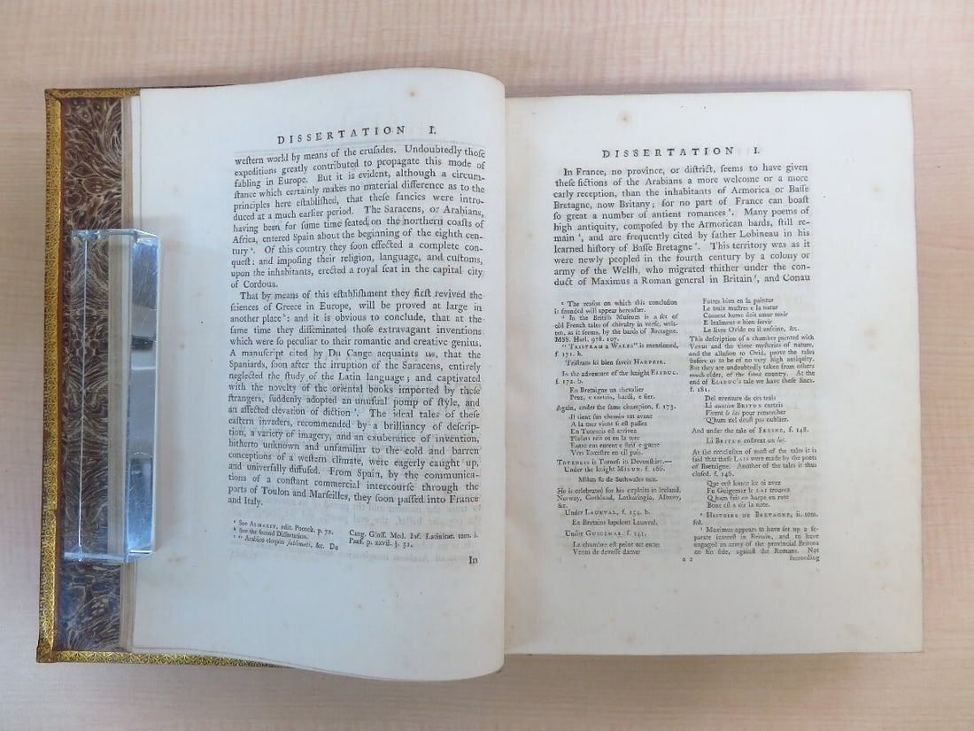 1774-1781 3vol - The History of English Poetry by Thomas Warton - First Edition - 3