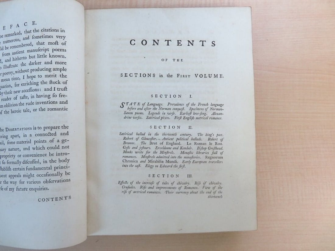 1774-1781 3vol - The History of English Poetry by Thomas Warton - First Edition - 7