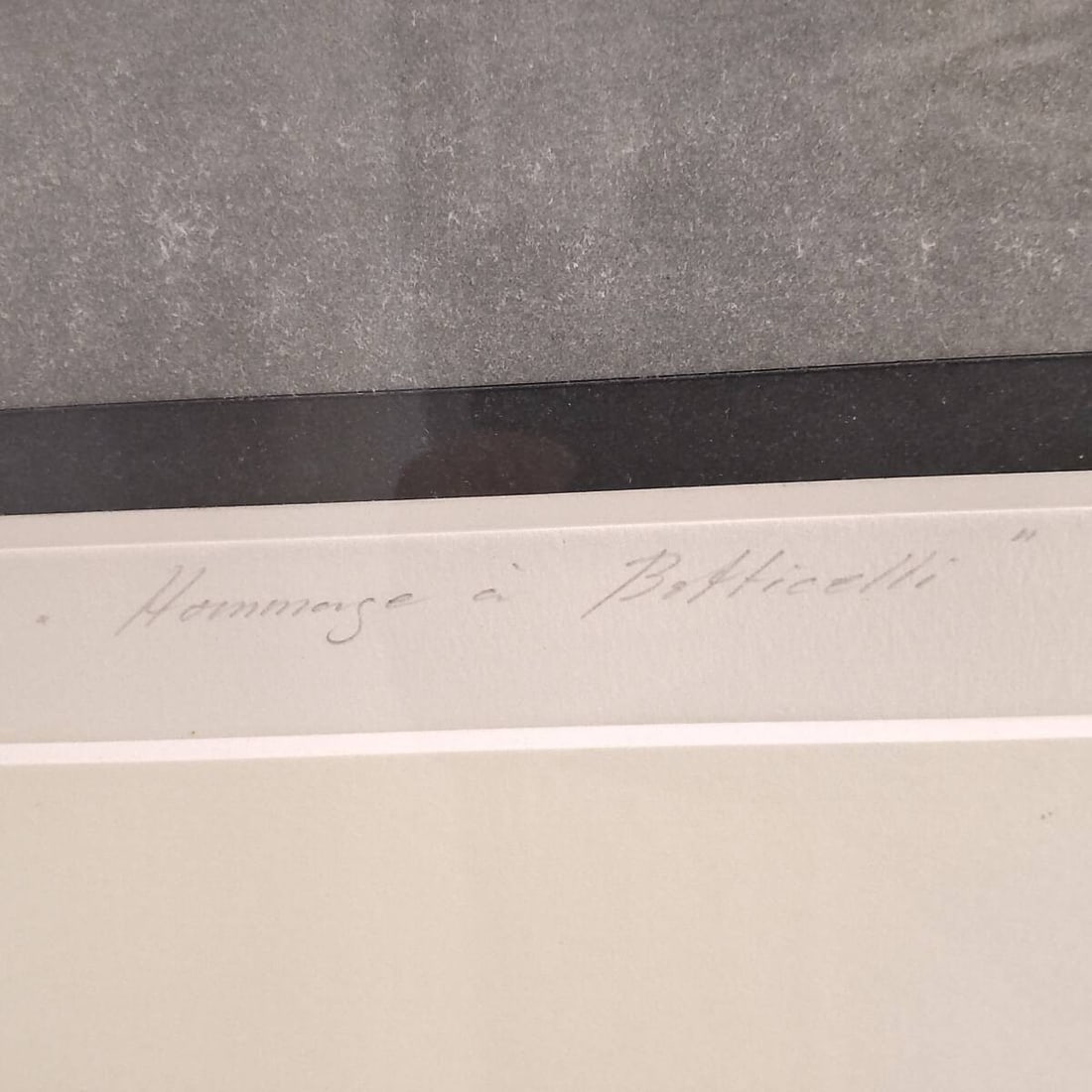 Art Volker Kuhn Etching "Hommage to Botticelli" Signed 59/ 300 Framed German - 2