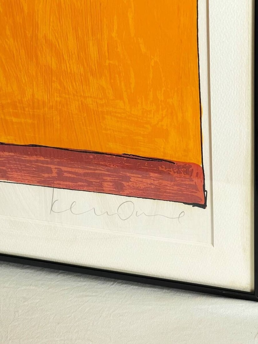 250 Ken Done Bush Flowers Framed Lithograph Pencil Signed 230/ - 3