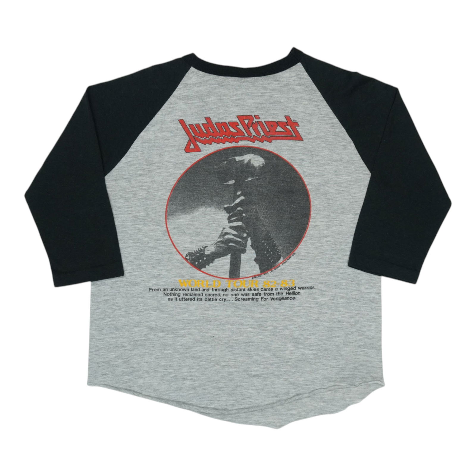 Shirt 1982 Judas Priest Screaming For Vengeance Tour Jersey - 2