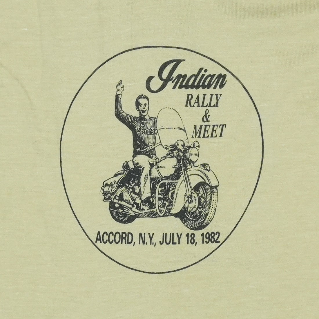 Shirt 1982 Indian Motorcycle Rally & Meet New York - 3