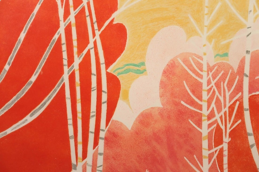 Edition Albert Zabaro (France) Signed Lithograph Burning Autumn Turkey Limited - 7