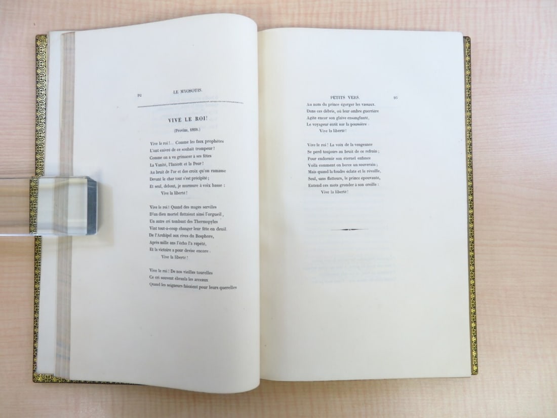 Edition 'Le myosotis: petits contes et petits vers' by Hegesippe Moreau First - 3