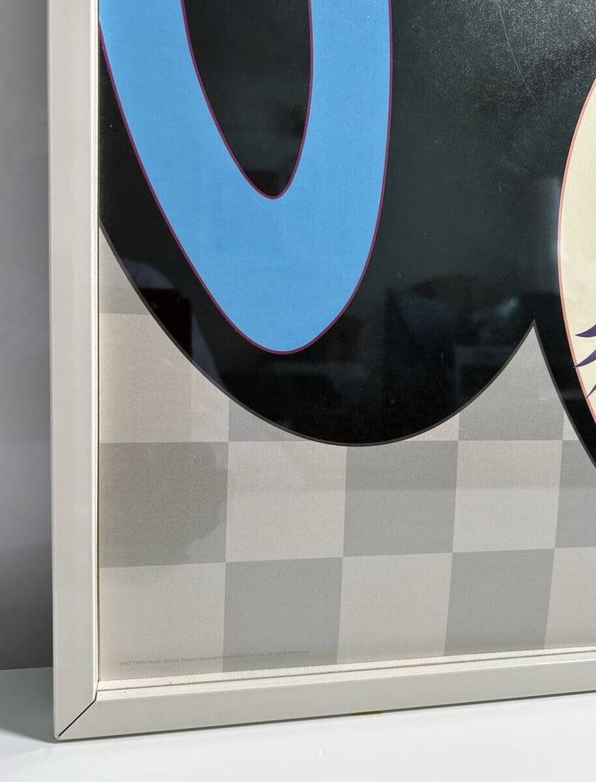 framed Takashi Murakami "AND THEN Black" ed300 signed poster - 5