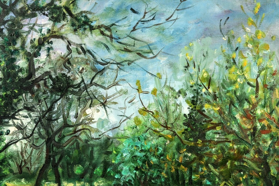 Eure" Constant Censier (French ) Original Oil Painting "L'iton prs de Cintray - 5