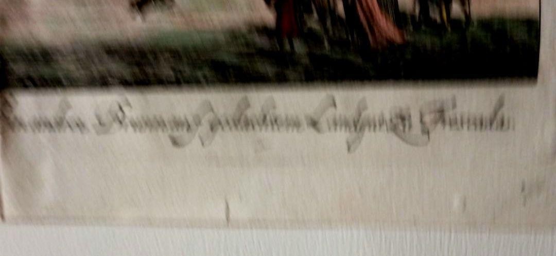 Print 1685 Falda Hand-Colored Engraving "Villa Frescada Fountain" Rome Antique - 8