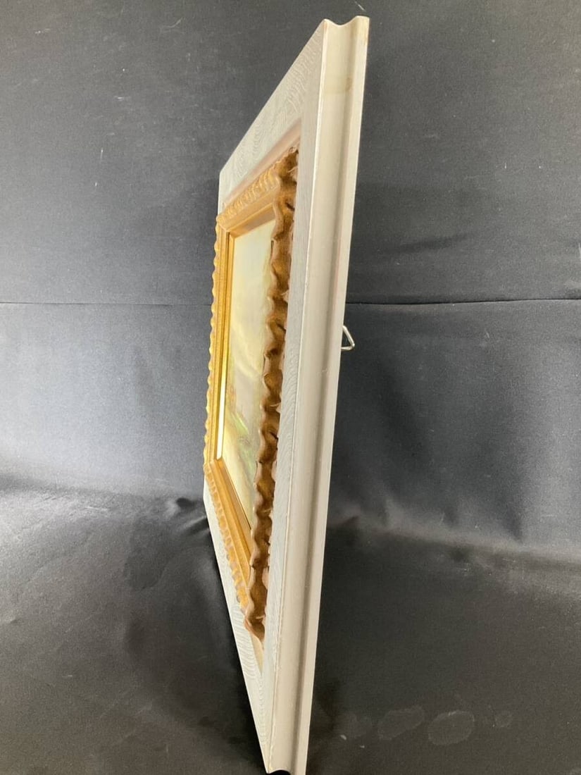 Framed Original Oil Painting European Landscape Windmill Signed Frederiks - 8