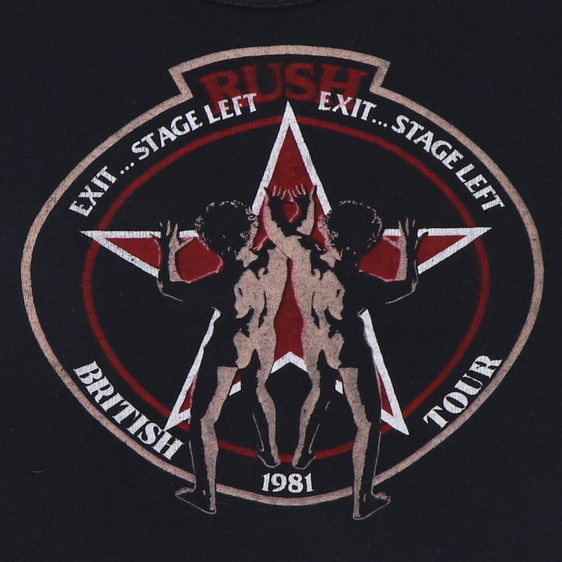 Shirt 1981 Rush Exit Stage Left Euro Tour - 3