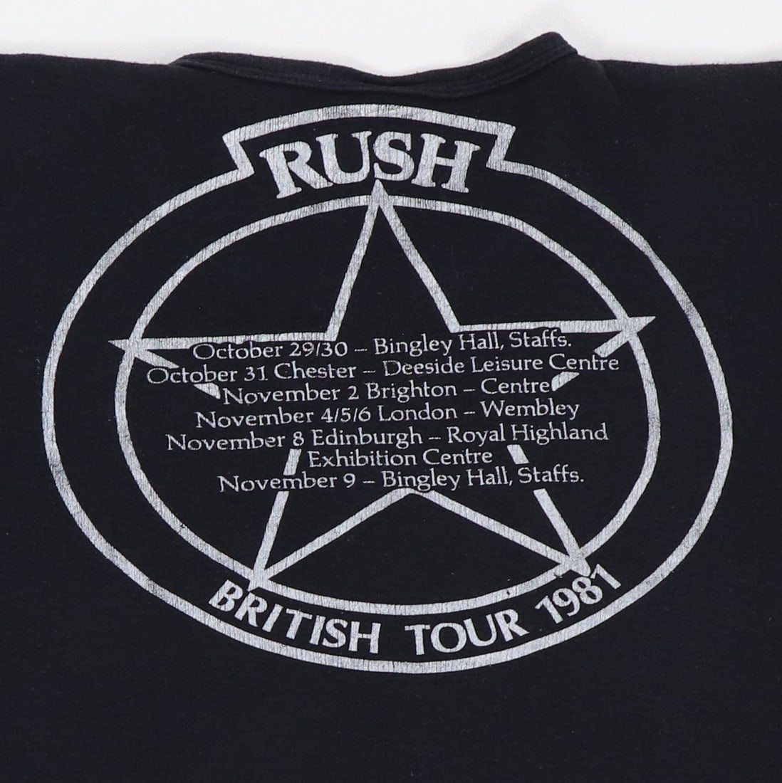 Shirt 1981 Rush Exit Stage Left Euro Tour - 5