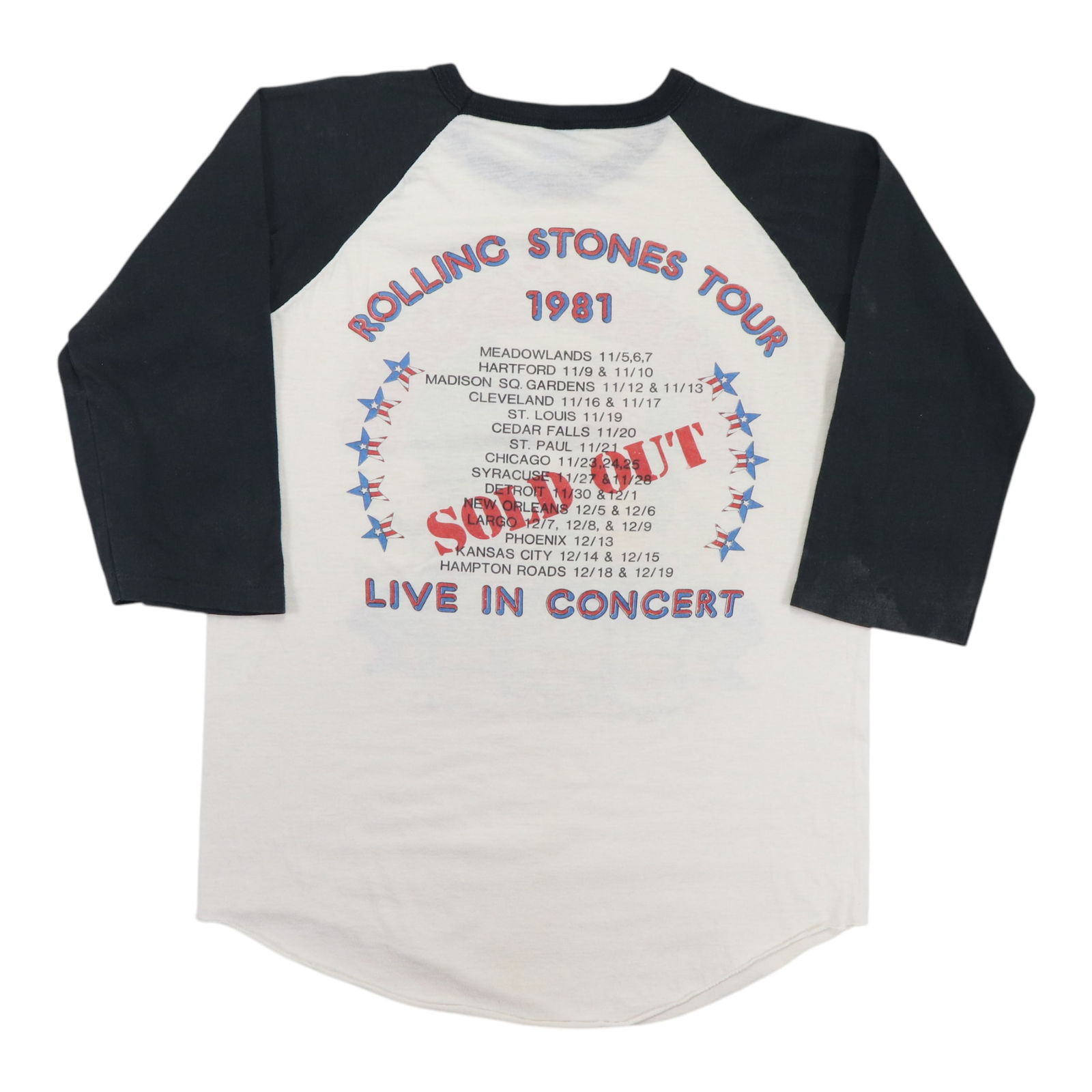 Shirt 1981 Rolling Stones Tour Jersey - 2