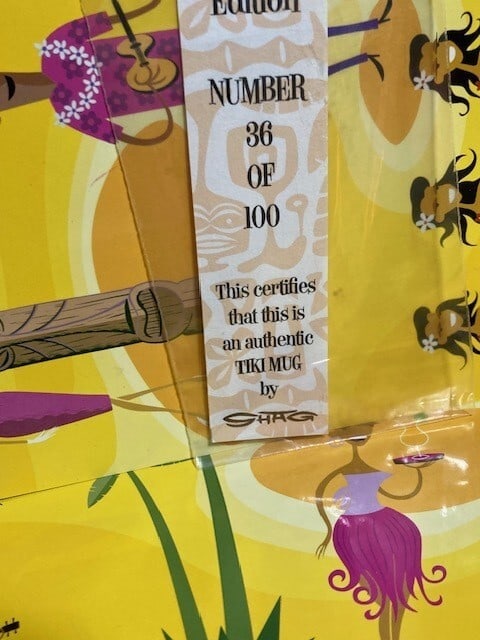 COA New! SHAG 2019 Tiki Mug Limited to 100 Kanku "Blondy" Edition 36/ 100 - 7
