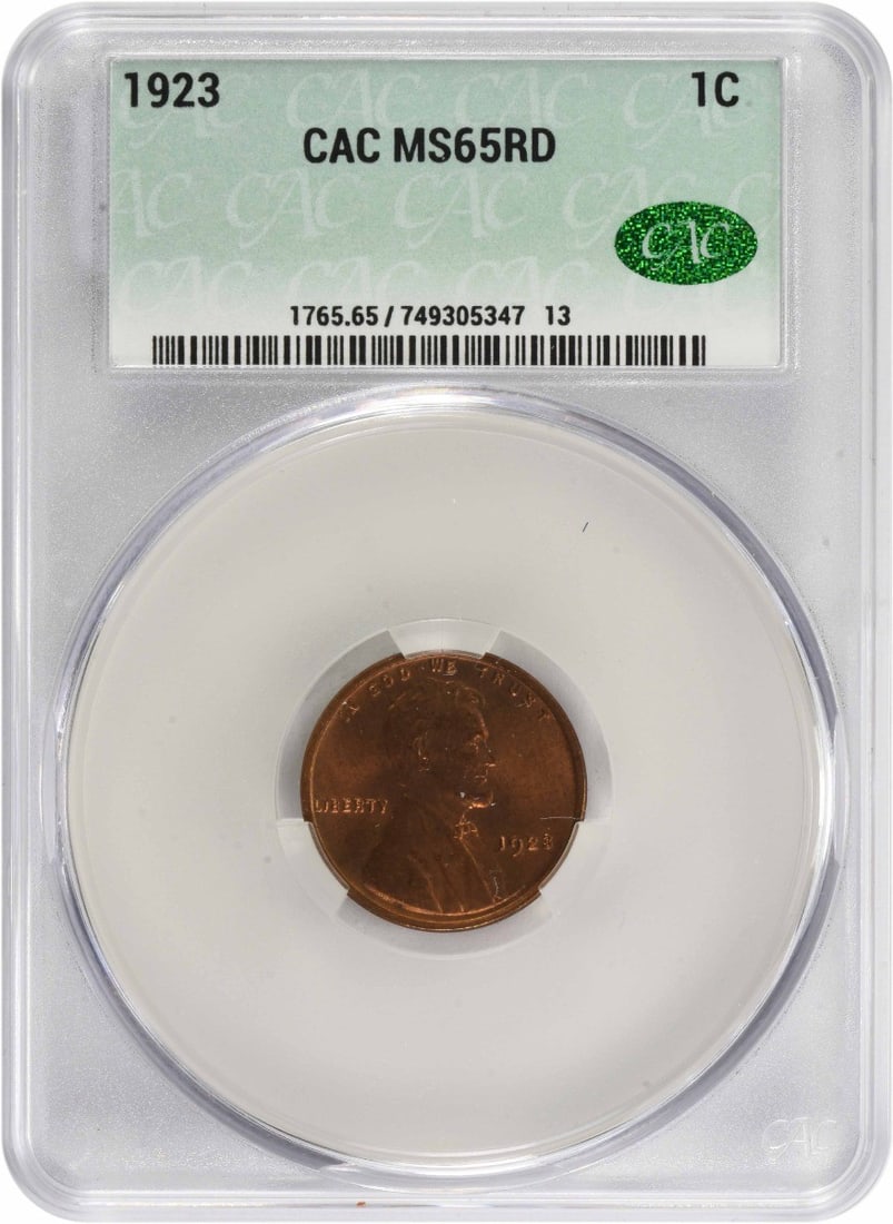 CACG 1923 Lincoln Cent MS65RD (1 of 1)