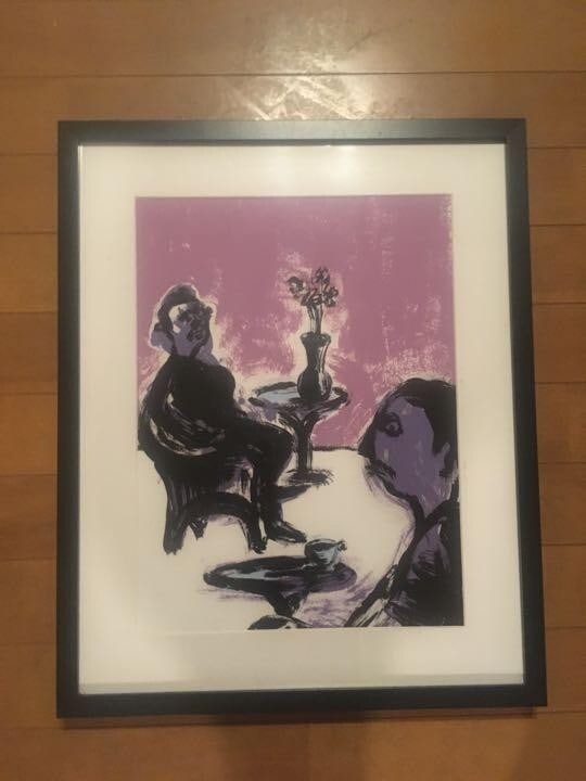 framed and autographed - RUSS POPE Original drawing (1 of 8)