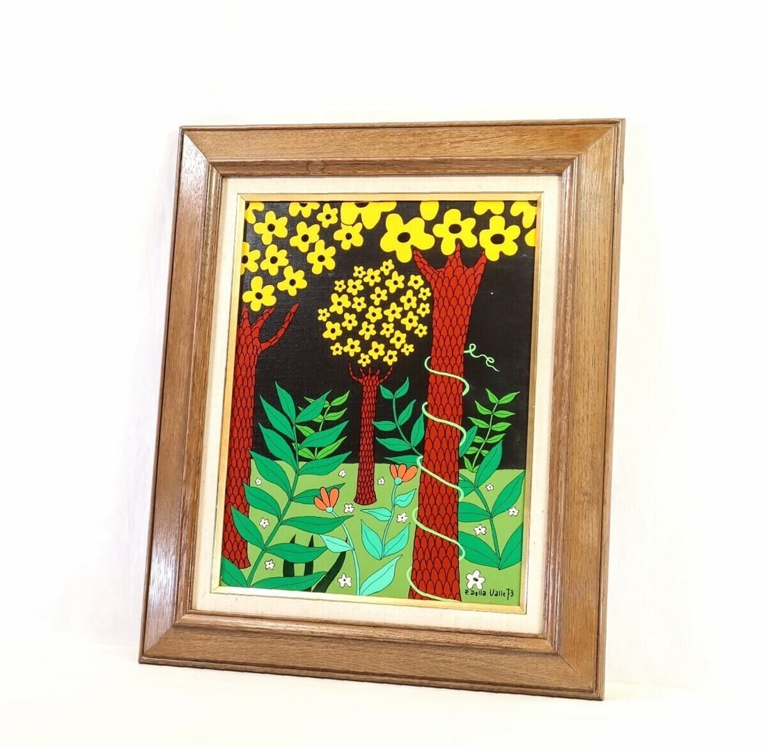 Framed Paolo Della Valle (Italy) Original Painting Oil on Canvas Signed - 3