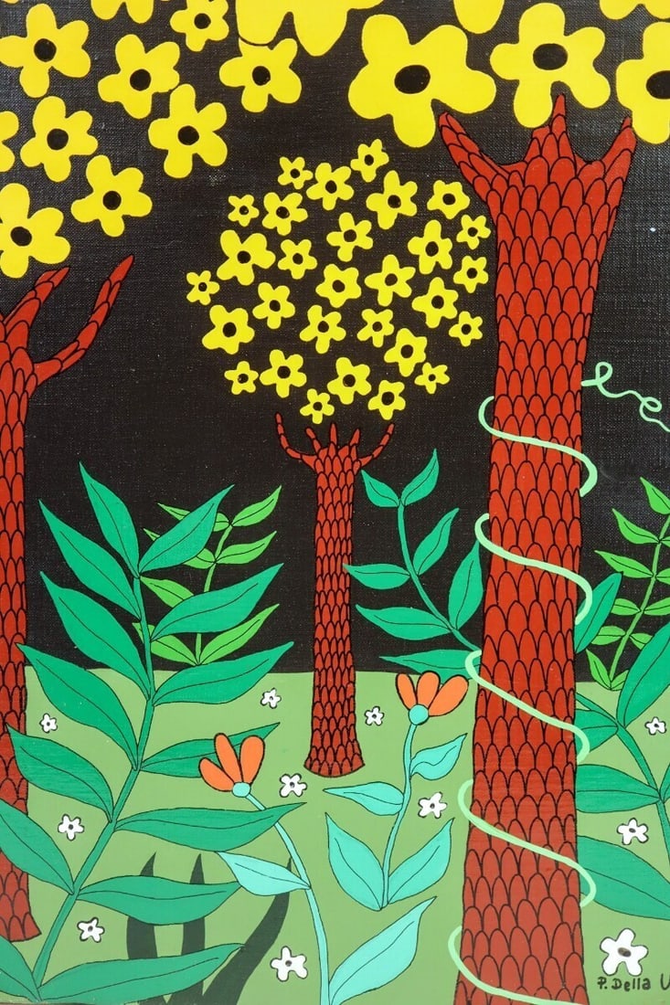 Framed Paolo Della Valle (Italy) Original Painting Oil on Canvas Signed - 5