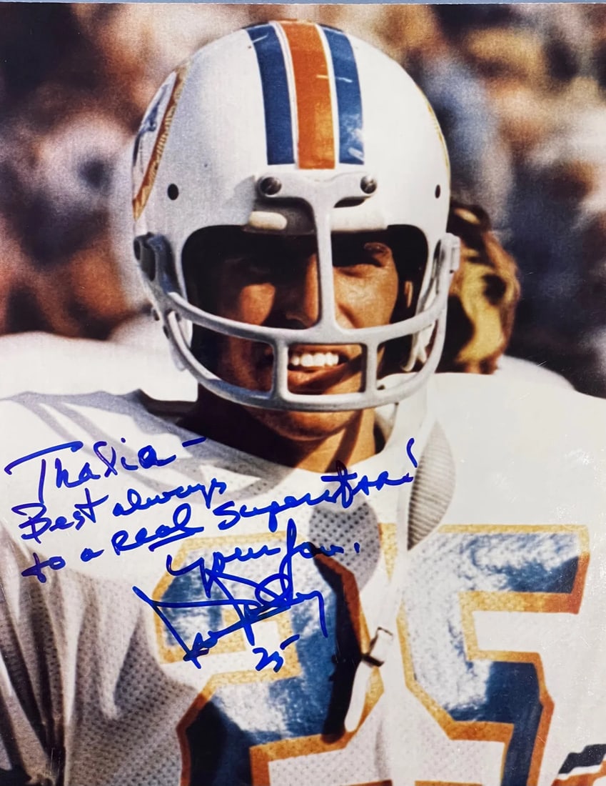 Photo Tim Foley Autographed 8x10 Football (1 of 1)