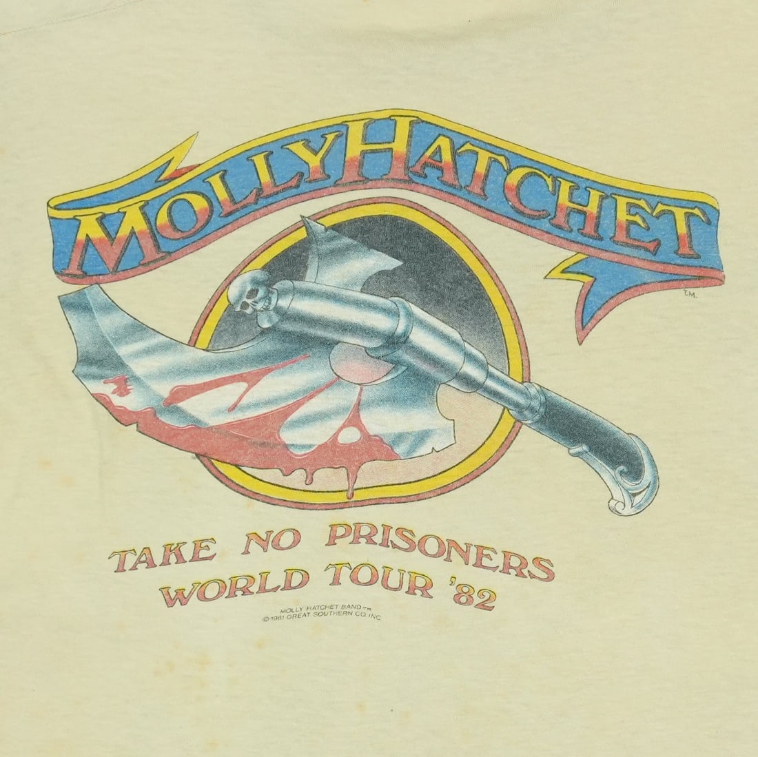Shirt 1982 Molly Hatchet Take No Prisoners Tour - 6